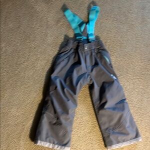 Gerry Gray Snow Pants with Blue Straps